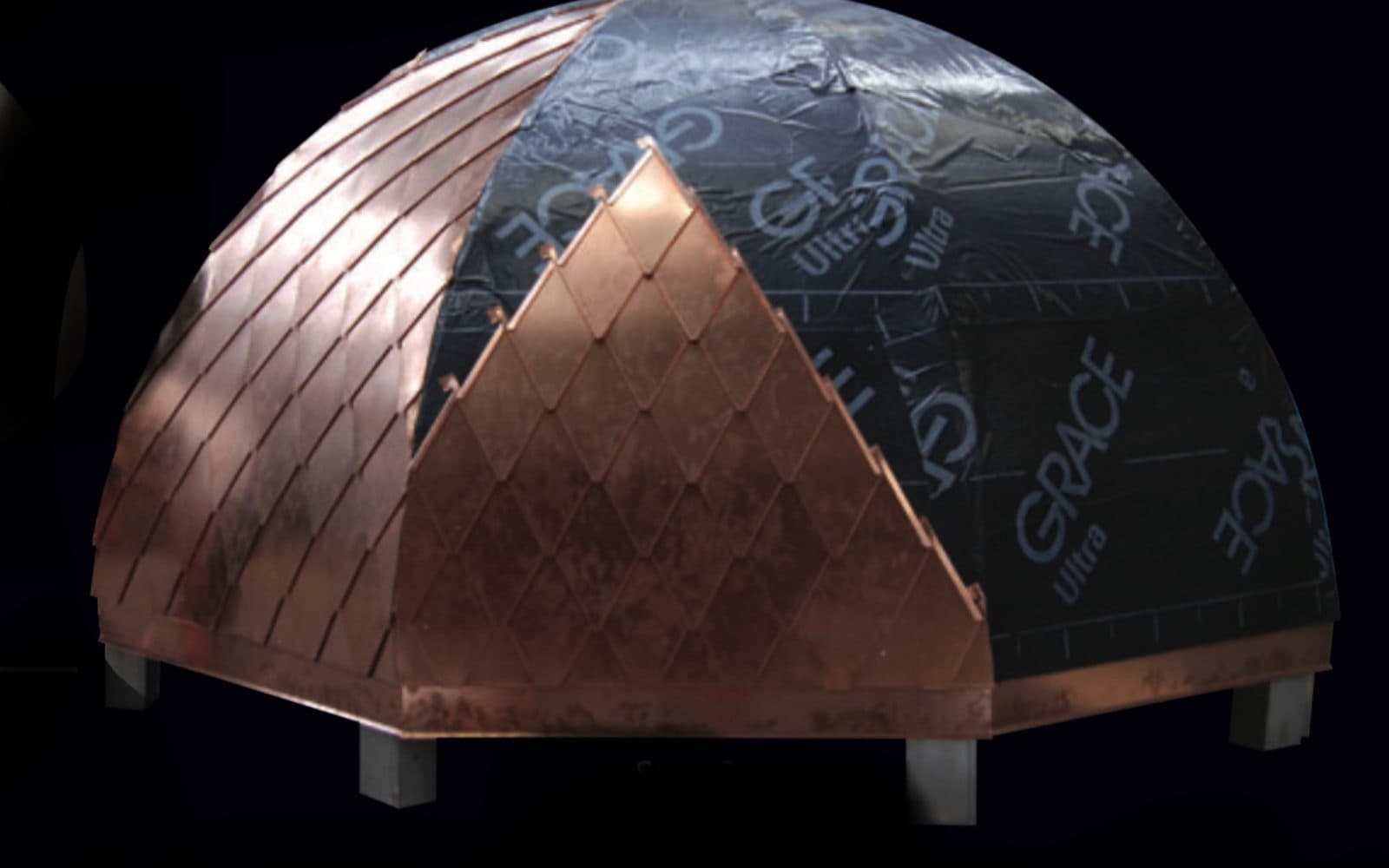 Custom Copper Roof Dome