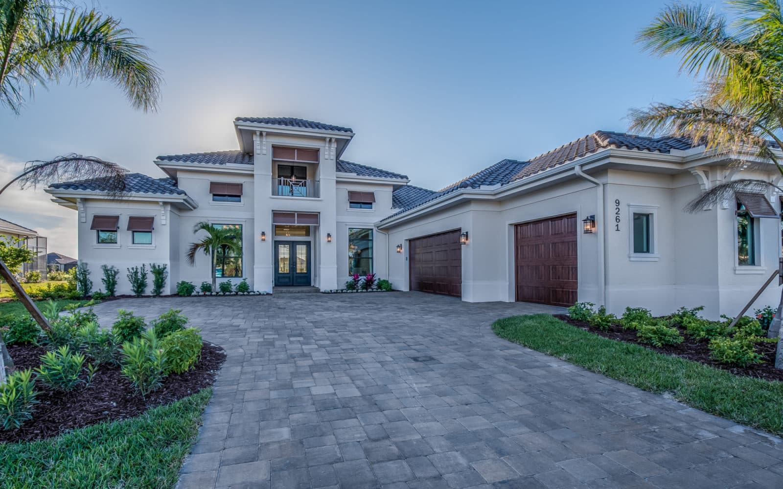 House with copper gutters