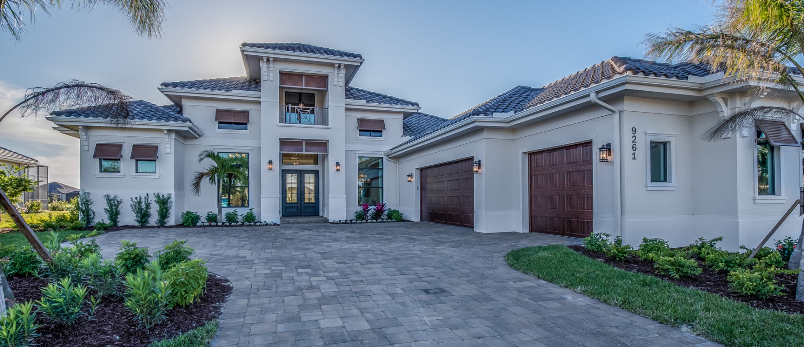 House with copper gutters