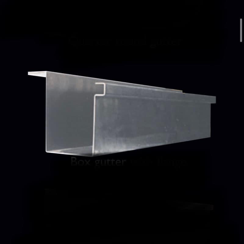 Box Gutter With Flange