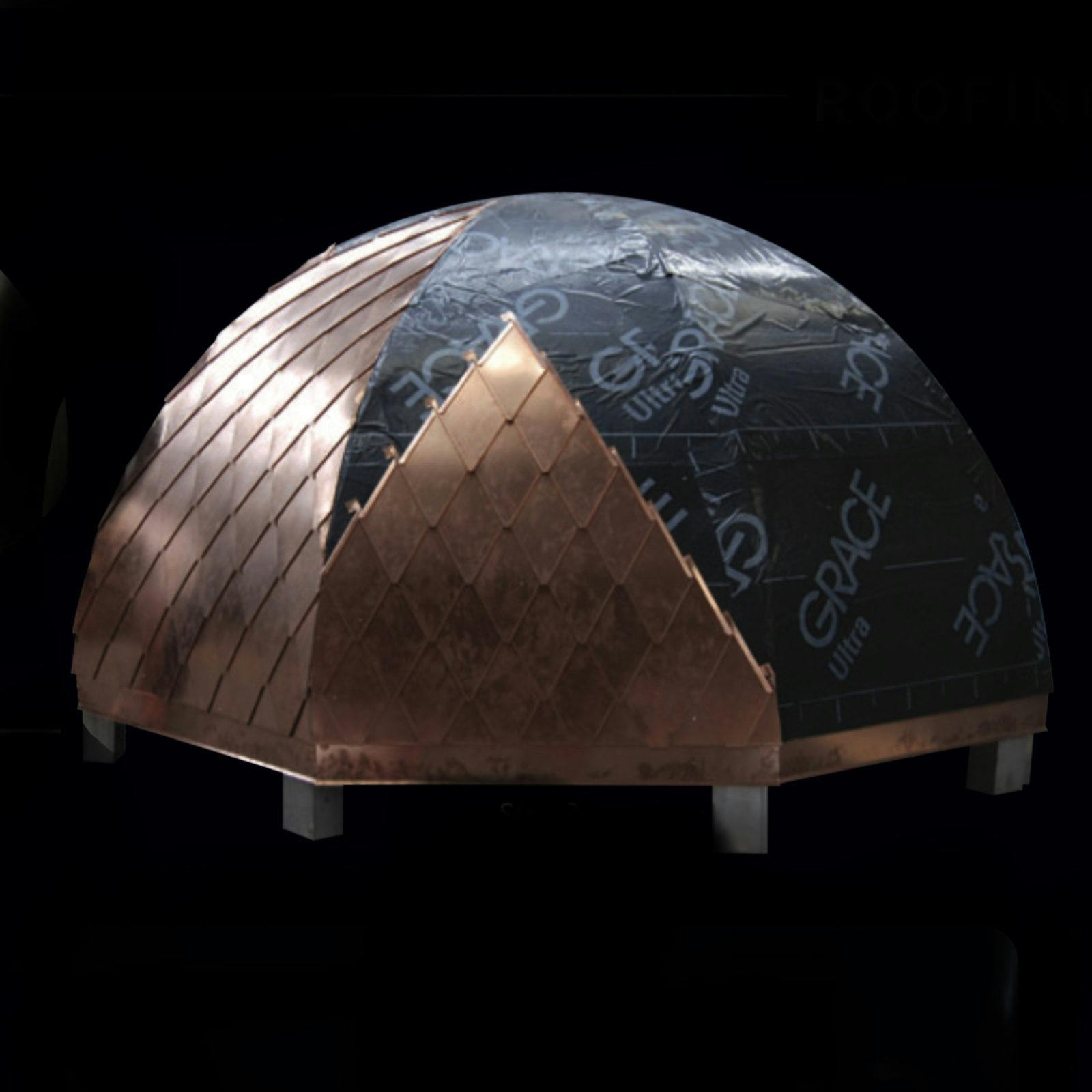 Custom Copper Roof Dome