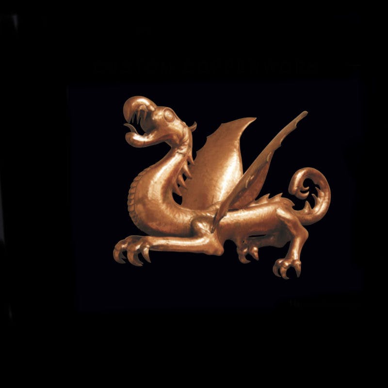 Handmade Copper Dragon