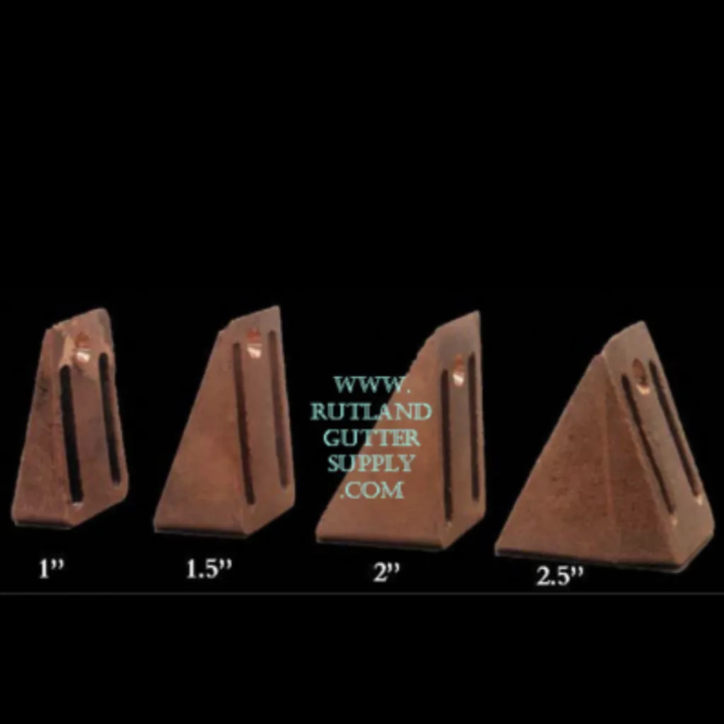 Half Round Rafter Mount Scroll Gutter Hangers | Rutland